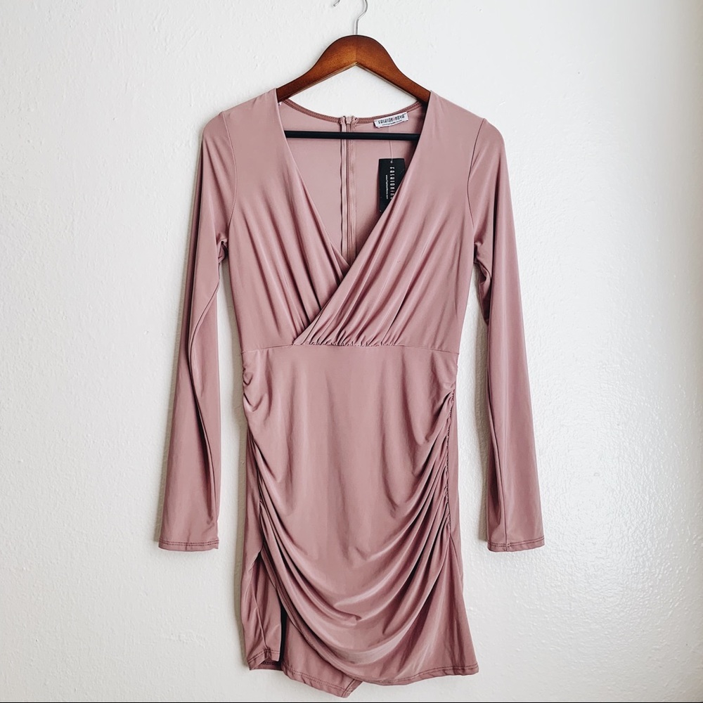 Fashion Nova “We’ve Got Tonight” Dress in Mauve